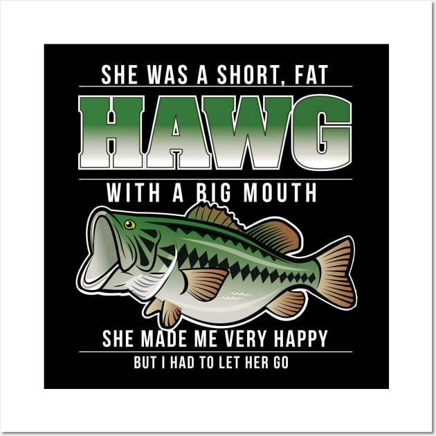 Big Fat Hawg Bass Wall Art by chrayk57